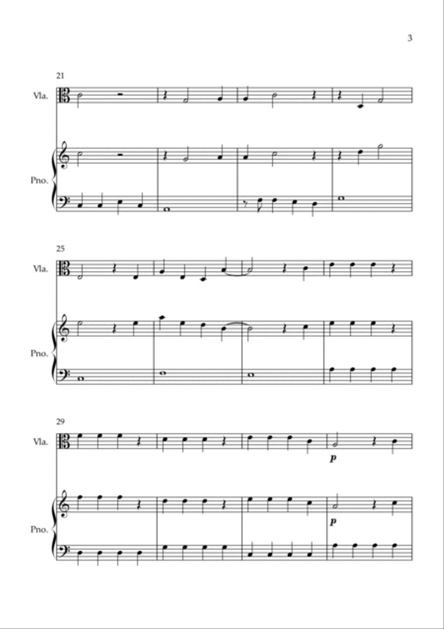 Flowers Viola scores gallery preview page 3