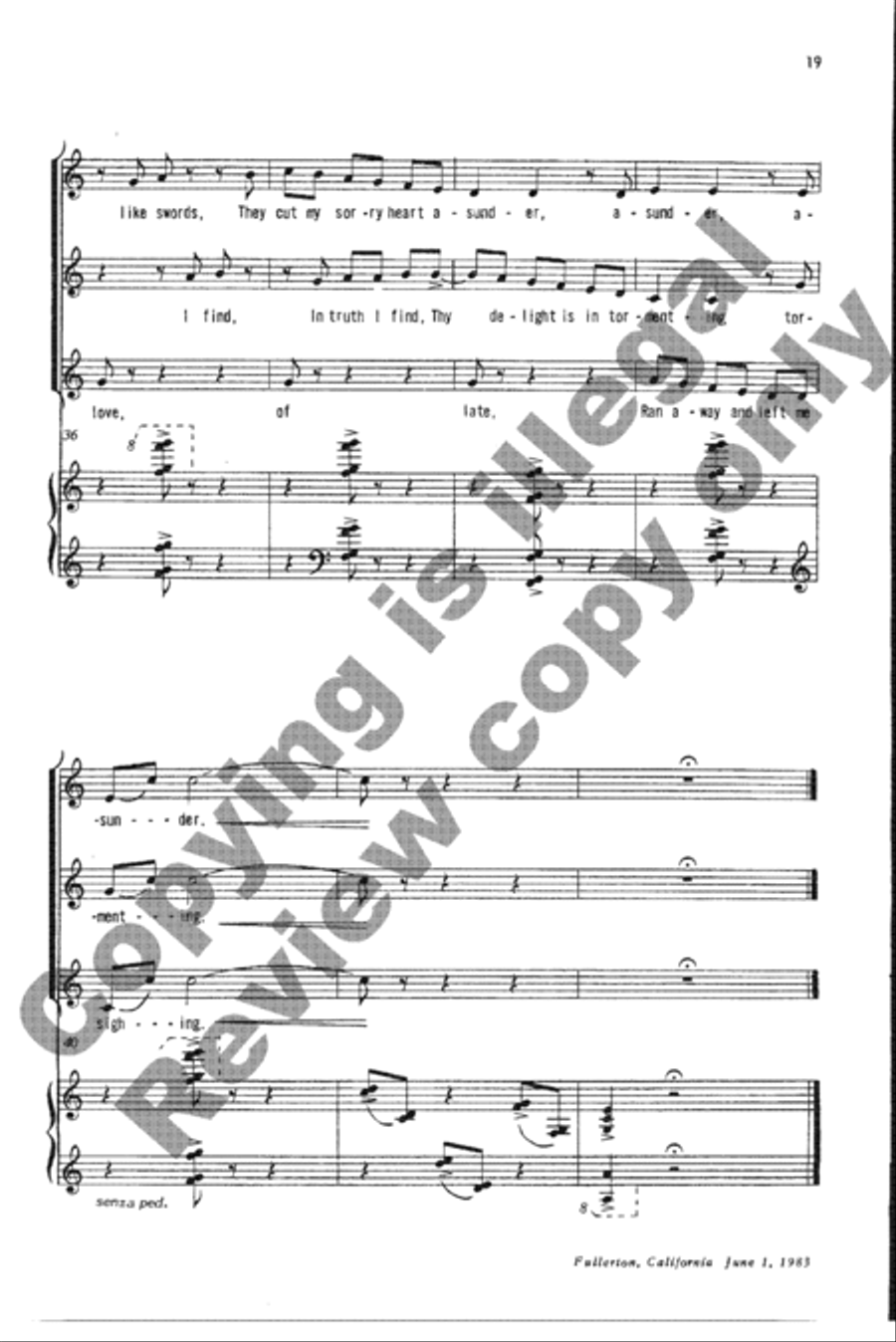 Love Songs in the Round SSA scores gallery preview page 37