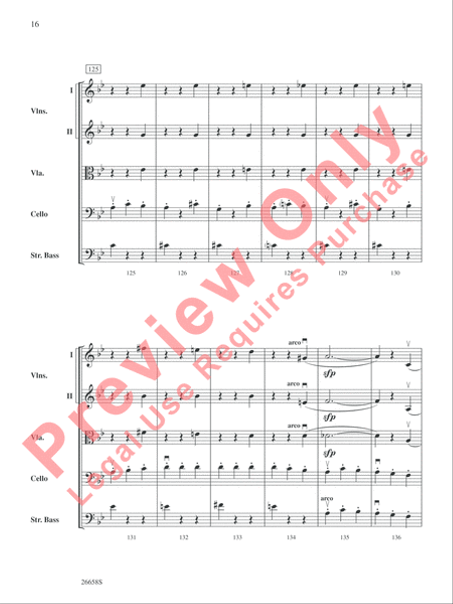 Halloween Spooktacular String Orchestra scores gallery preview page 17