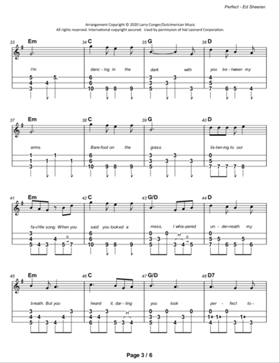 Perfect Dulcimer scores gallery preview page 4