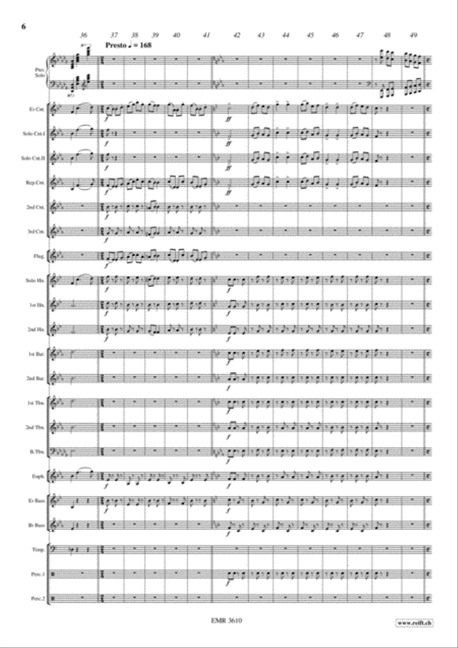 Concerto Fantastico Brass Band scores gallery preview page 7