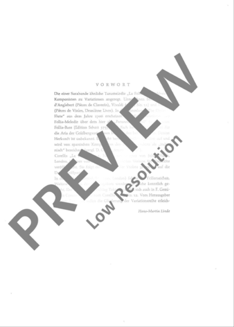 La Follia Alto Recorder scores gallery preview page 3