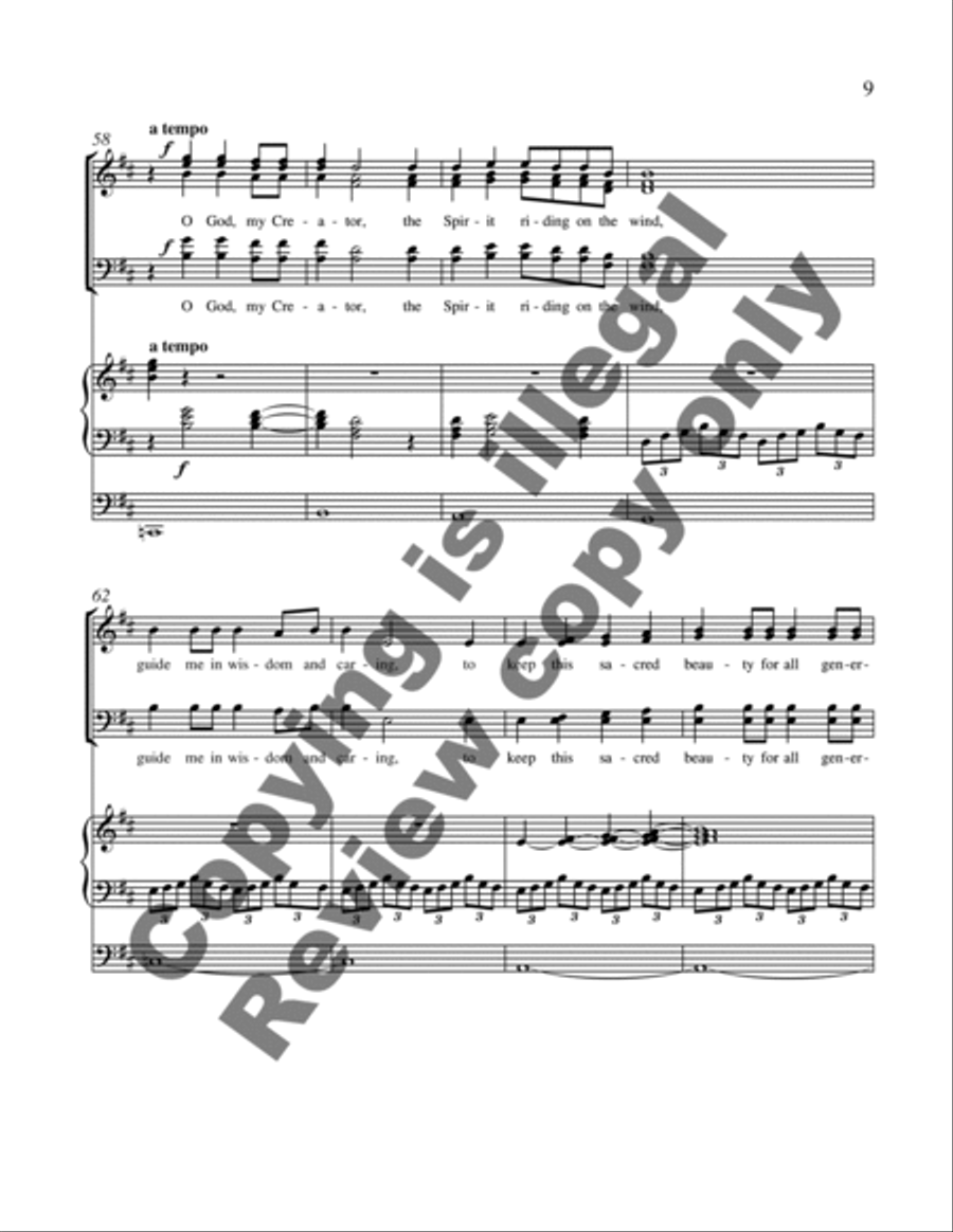 Quiet Wonder 4-Part scores gallery preview page 12