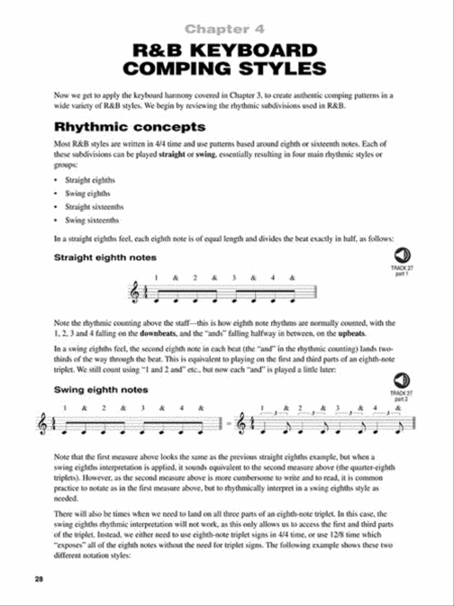 R&B Keyboard – The Complete Guide with Audio! Piano Method scores gallery preview page 4