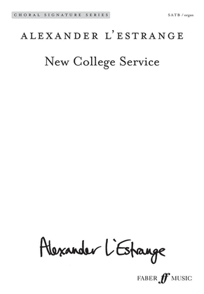 Book cover for New College Service