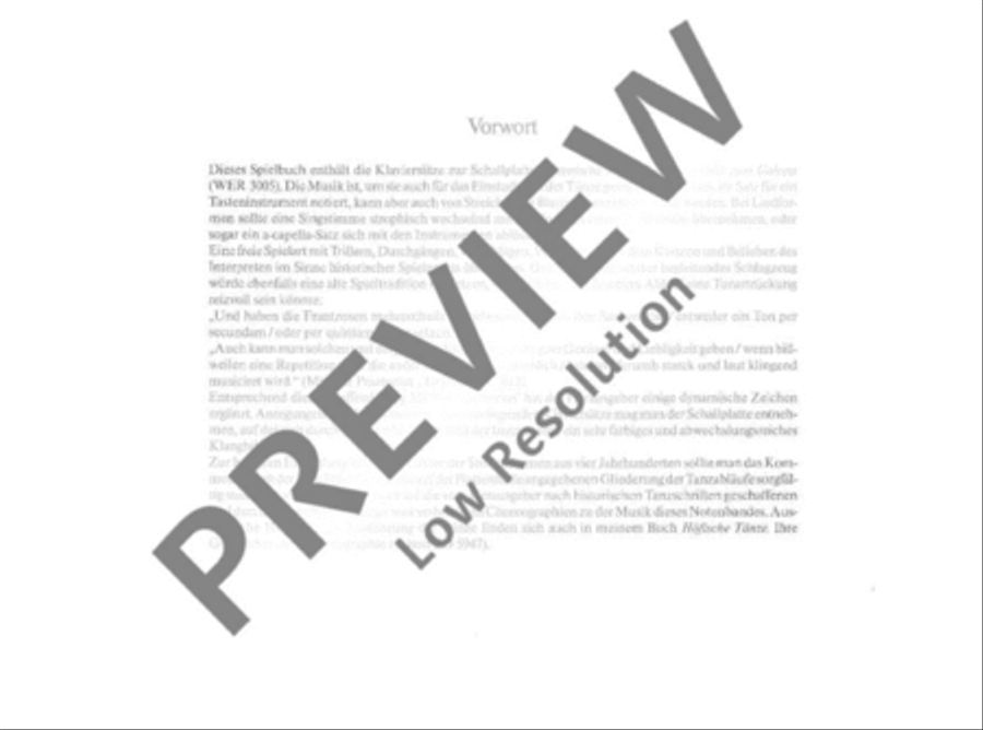 Historische Tänze Piano scores gallery preview page 4