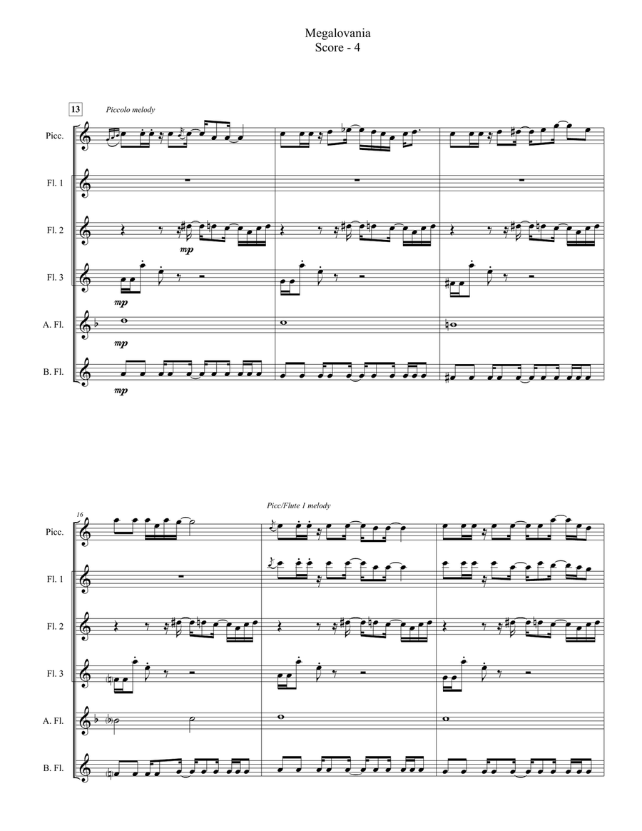 MEGALOVANIA (from Undertale)