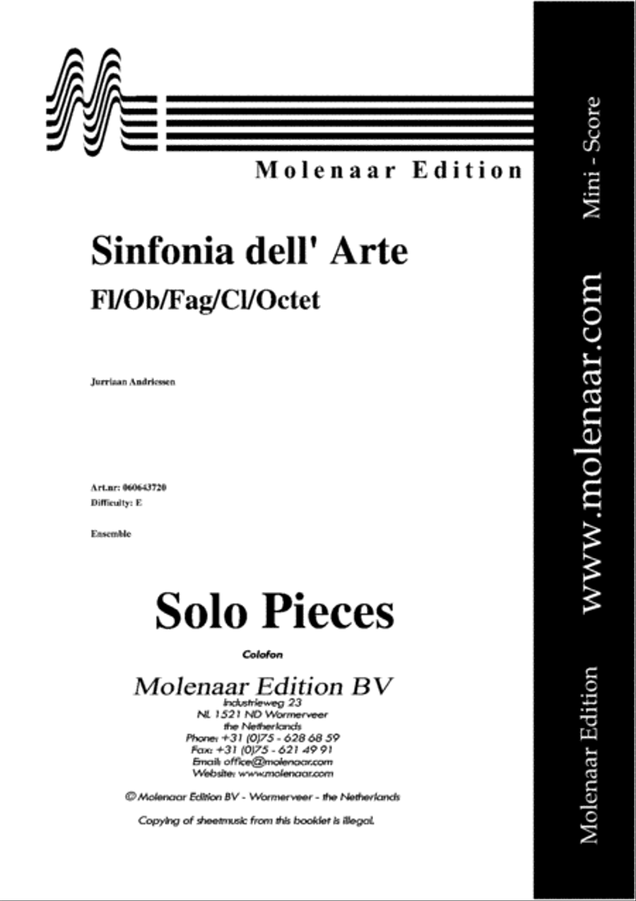 Sinfonia Dell' Arte Chamber Music scores gallery preview page 2
