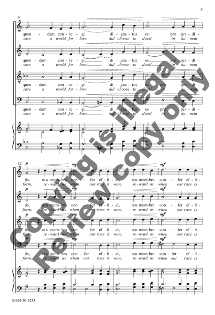 O nata lux de lumine 4-Part scores gallery preview page 4