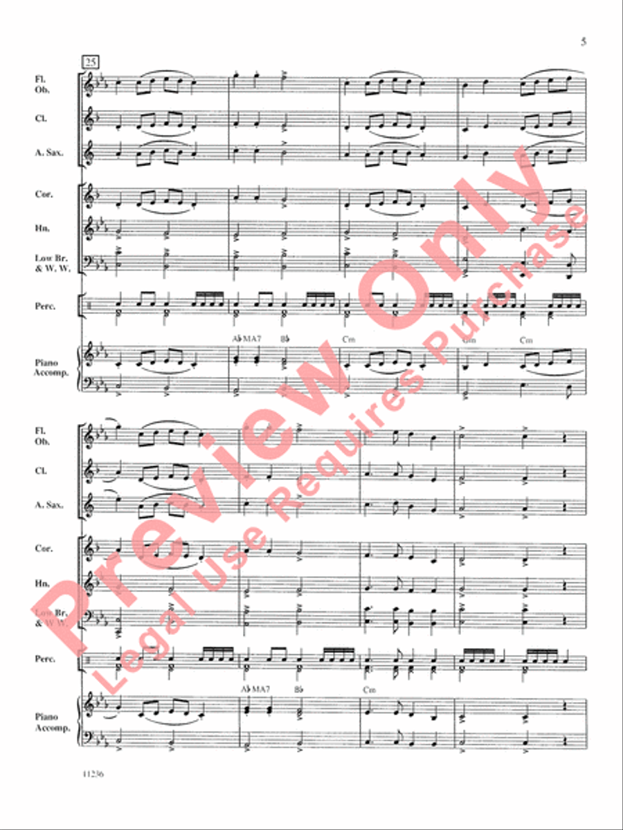 Northridge Overture Concert Band scores gallery preview page 6