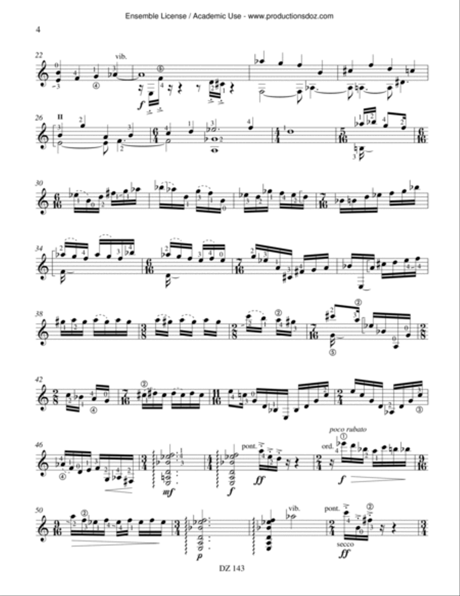 Voices Classical Guitar scores gallery preview page 4