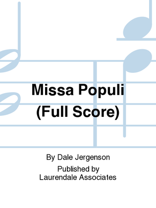 Missa Populi (Full Score)
