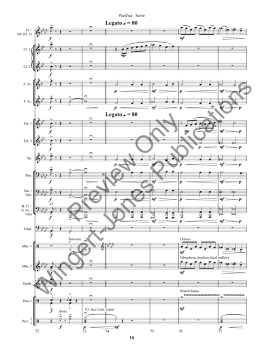 Seige Seige Concert Band scores gallery preview page 19