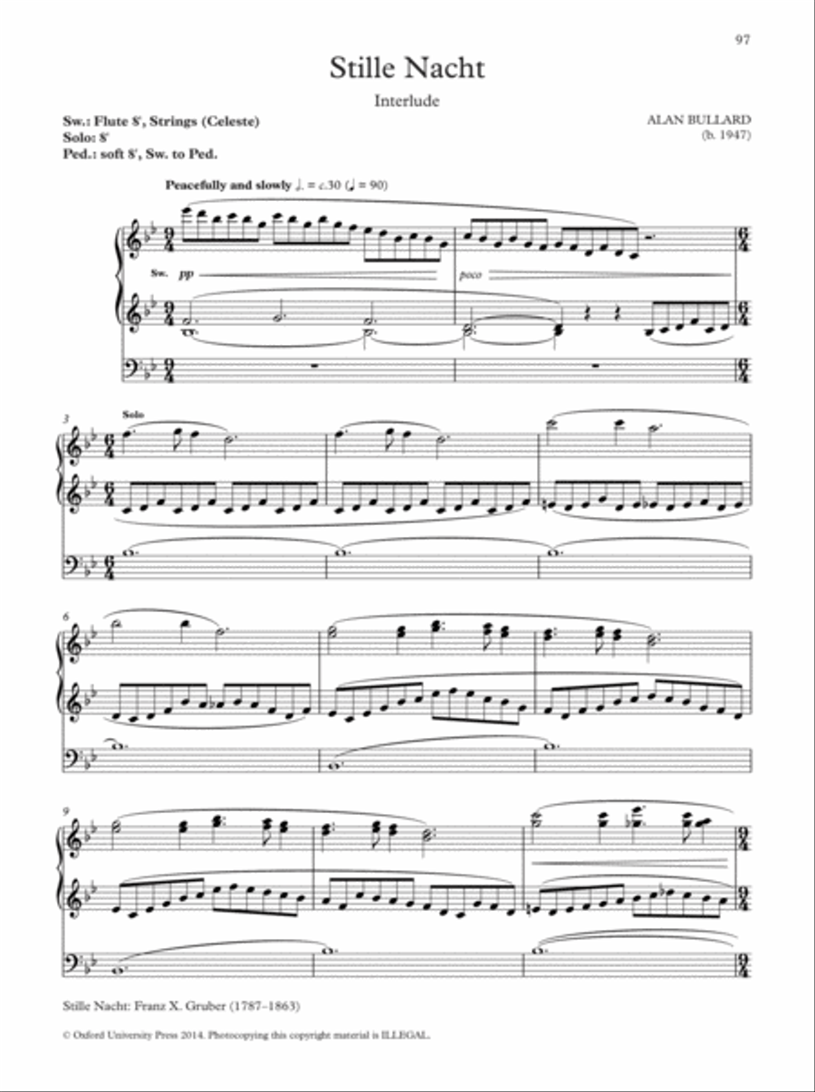 Oxford Hymn Settings for Organists: Advent and Christmas Organ Solo scores gallery preview page 13