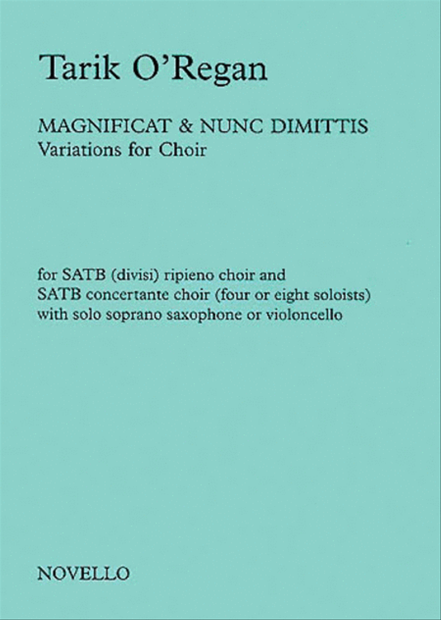 Magnificat and Nunc Dimittis 4-Part scores gallery preview page 1