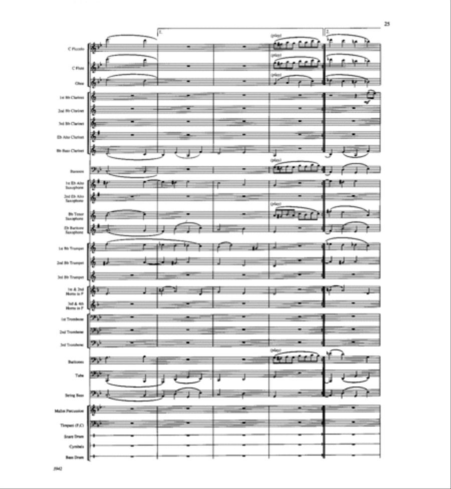 The Magic of Mozart Concert Band scores gallery preview page 25