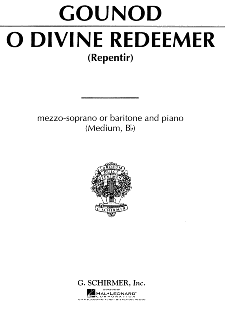 O Divine Redeemer O Divine Redeemer Voice scores gallery preview page 1
