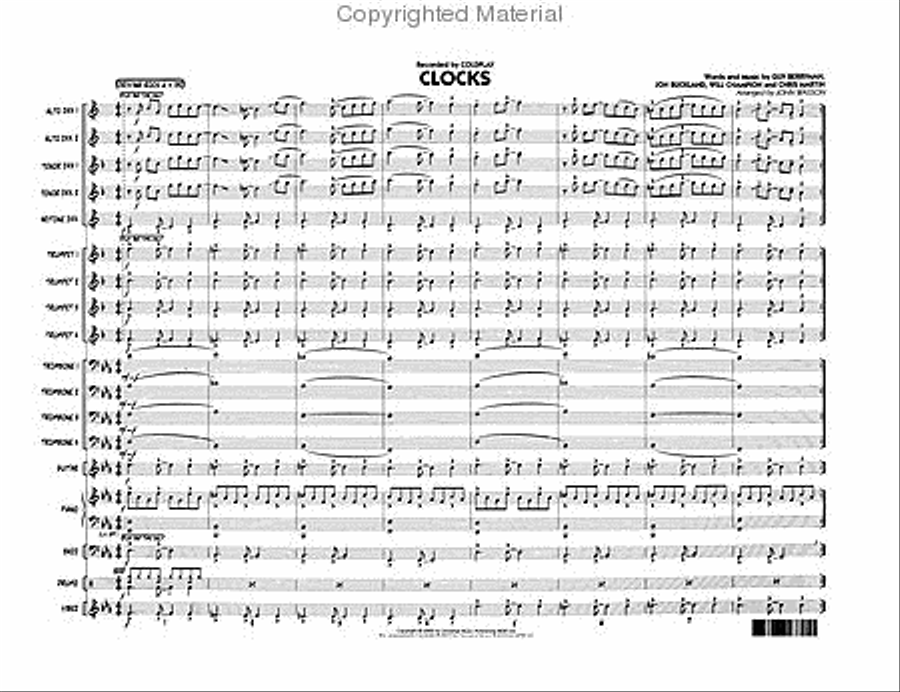 Clocks Jazz Ensemble scores gallery preview page 2