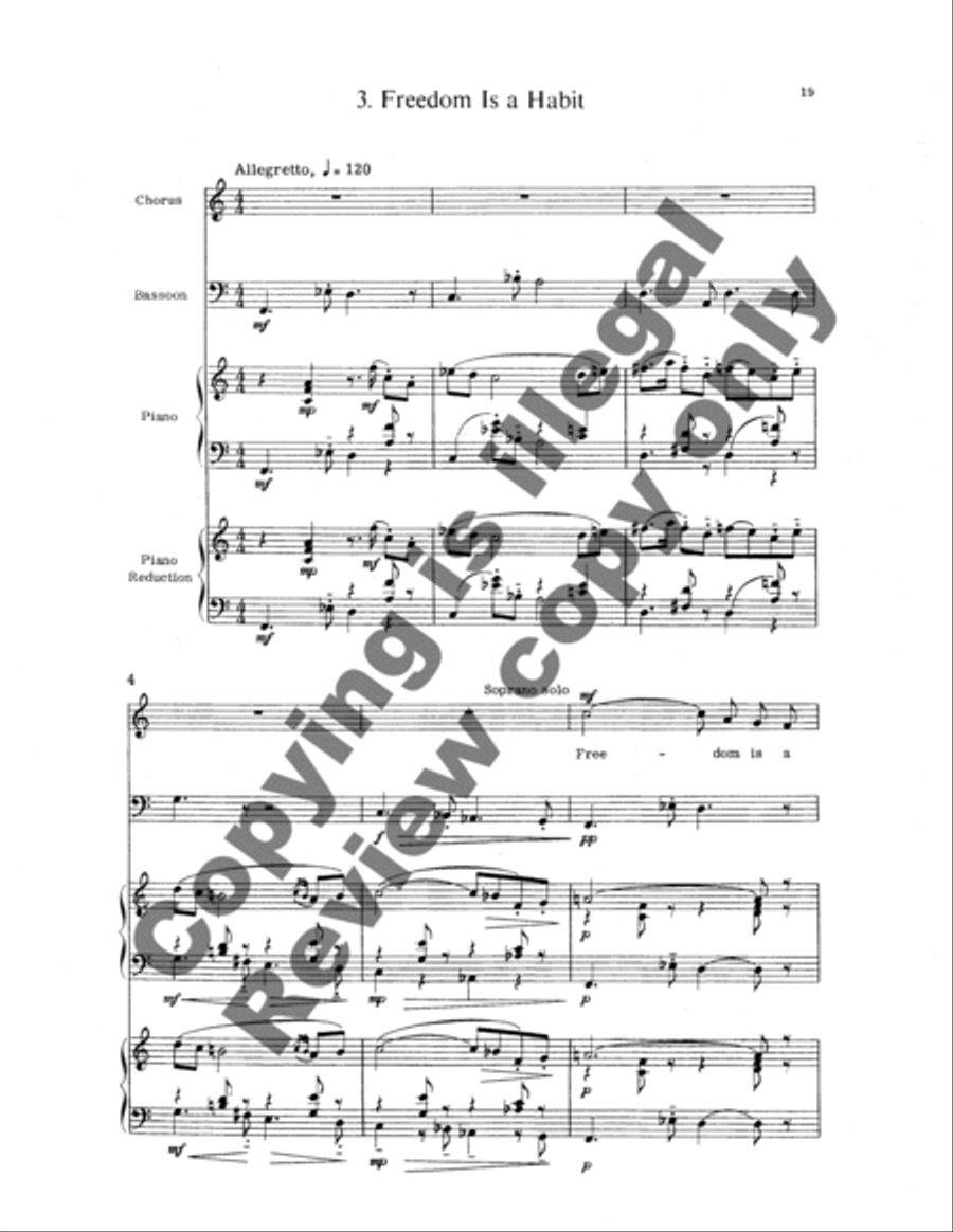 Three Songs From Sandburg Women's Choir scores gallery preview page 10