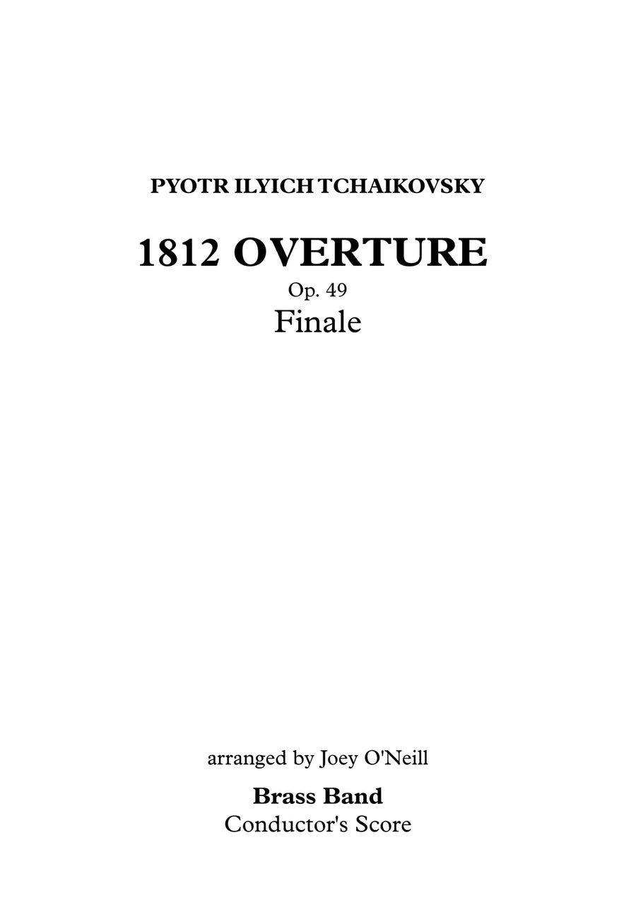 1812 Overture - Finale Brass Ensemble scores gallery preview page 1