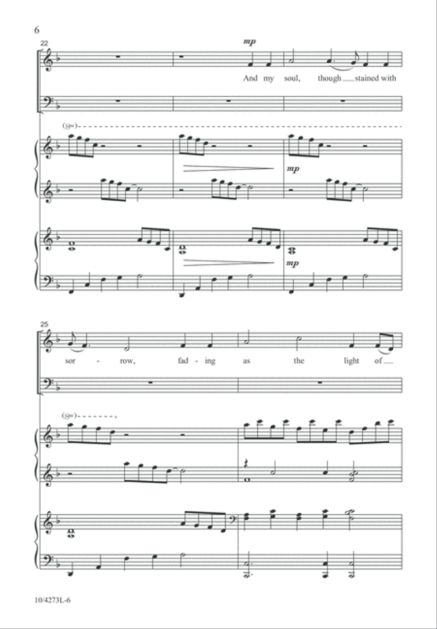 Hark, I Hear the Harps Eternal 4-Part scores gallery preview page 7