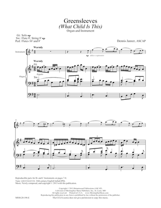 Greensleeves (What Child Is This) (Downloadable)