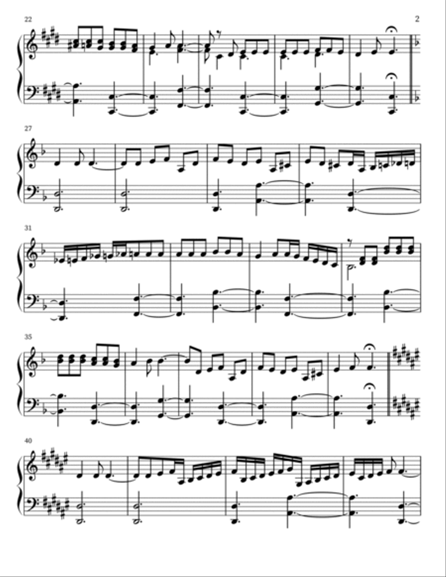 Веруем во Единого Бога Творца Всемогущего Piano, Vocal, Guitar scores gallery preview page 2