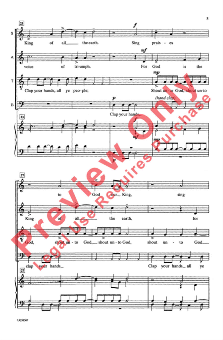 Sing Praises 4-Part scores gallery preview page 4