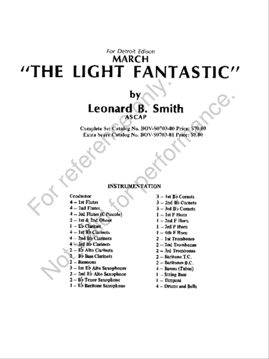The Light Fantastic Concert Band scores gallery preview page 2