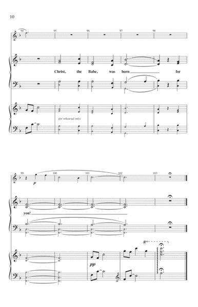Infant Holy, Infant Lowly (arr. Jay Rouse)