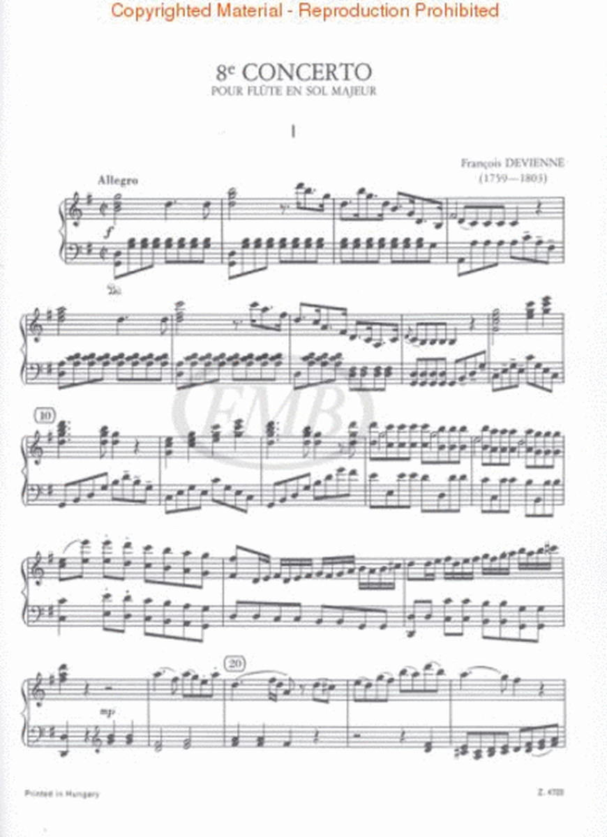Flute Concerto No. 8 in G Major