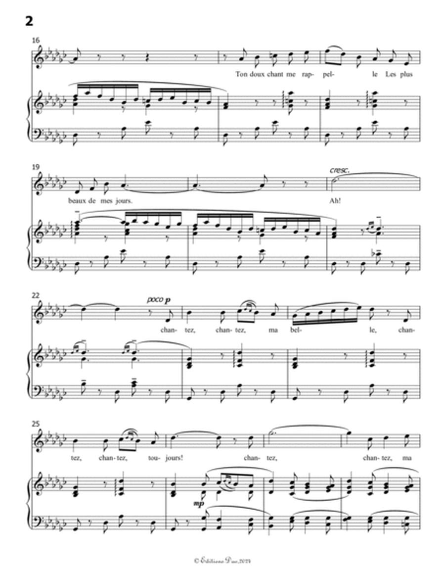 Sérénade,by Gounod,in G flat Major