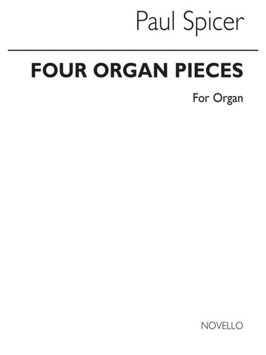 Spicer 4 Pieces For Organ(Arc)