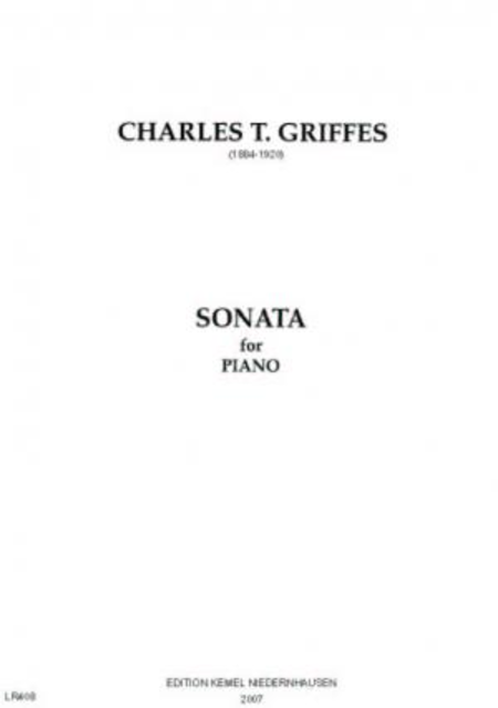 Sonata : for piano, 1917-1918