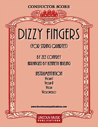 Dizzy Fingers (for String Quartet)
