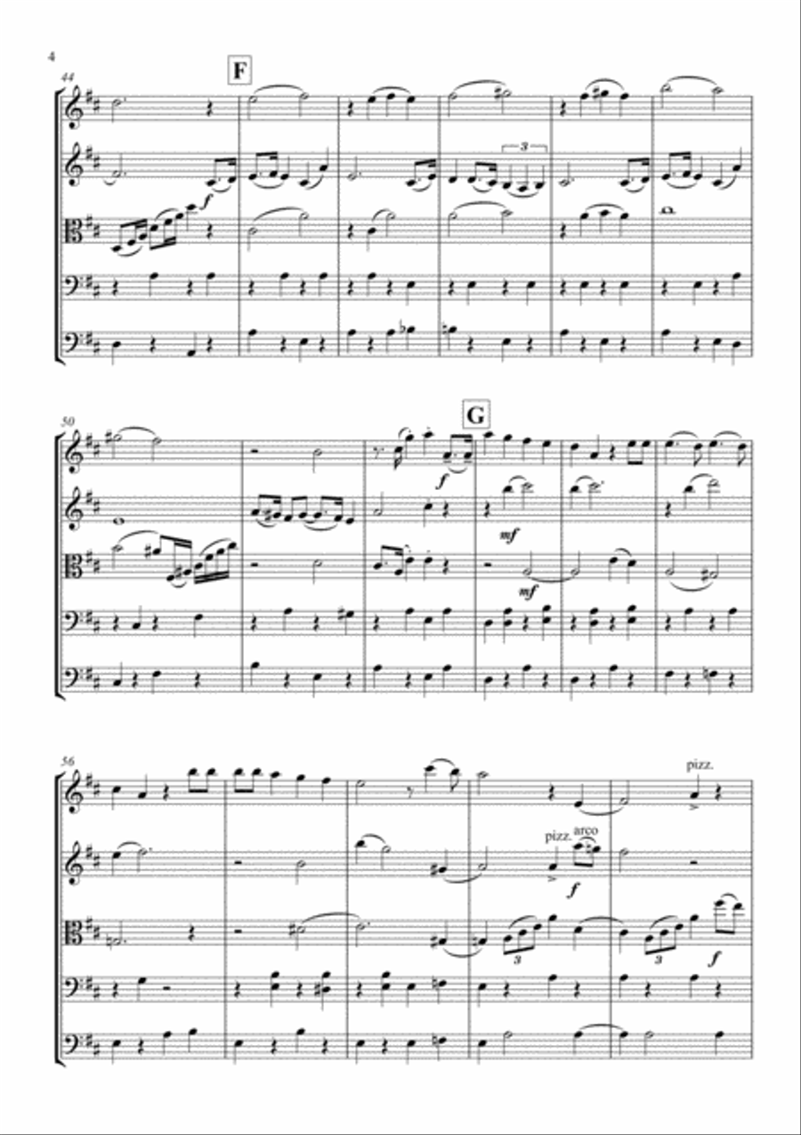 Let It Snow! Let It Snow! Let It Snow! String Orchestra scores gallery preview page 4