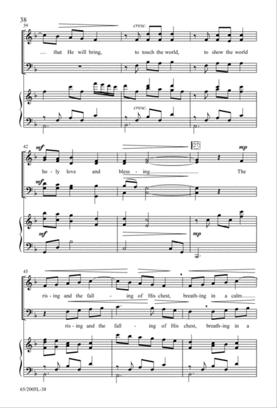 I Hear the Prophet Callin' 4-Part scores gallery preview page 39