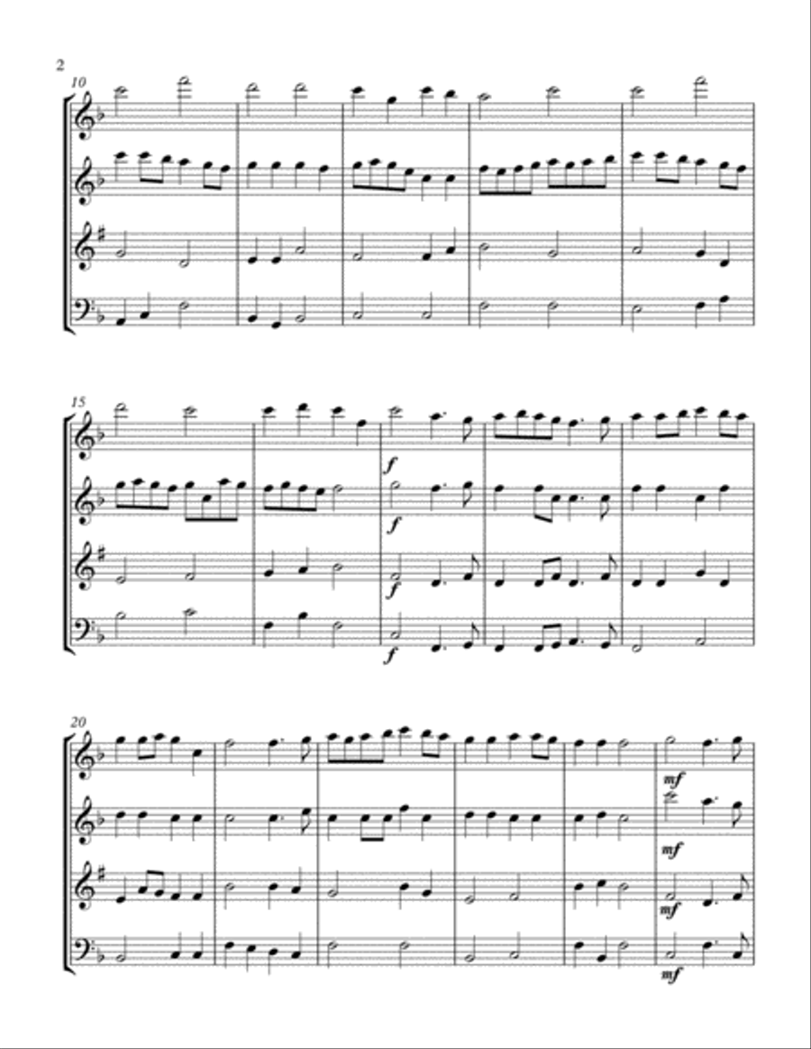 Simple Gifts (Woodwind Quartet) Simple Gifts (Woodwind Quartet) Woodwind Quartet scores gallery preview page 2