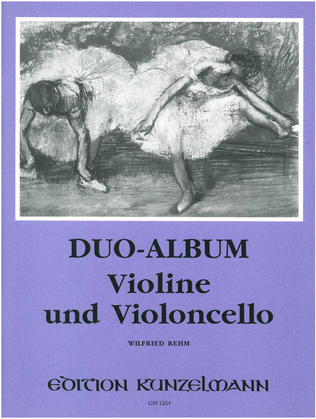 Book cover for Duo album for cello and piano