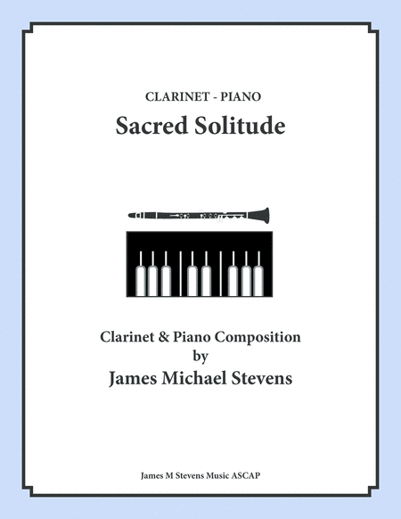 Sacred Solitude - Clarinet & Piano image number null