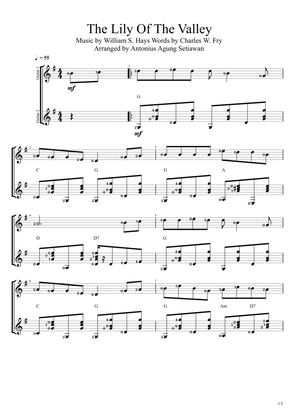 The Lily Of The Valley (Duet Guitar Score)