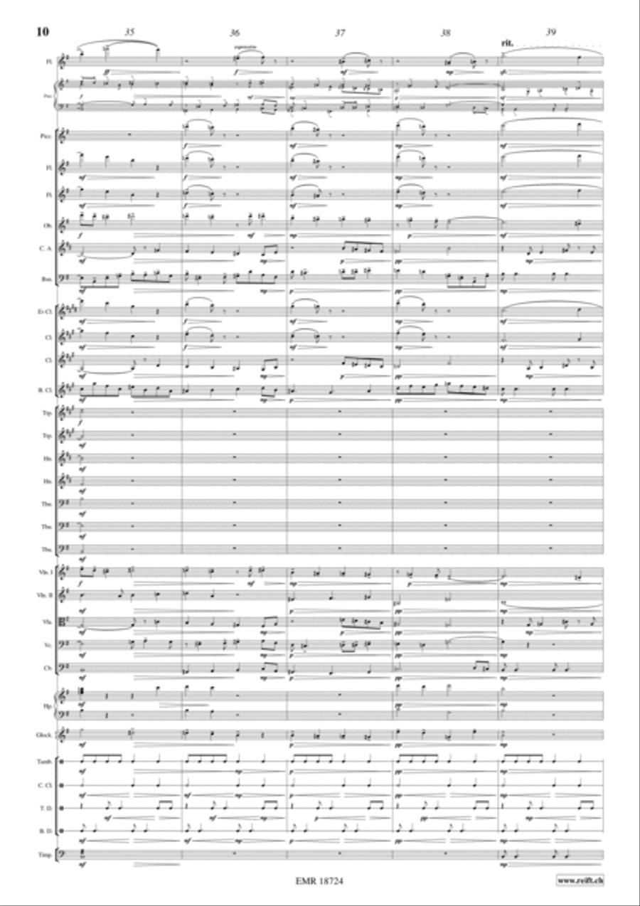 Elegy Elegy Orchestra scores gallery preview page 10