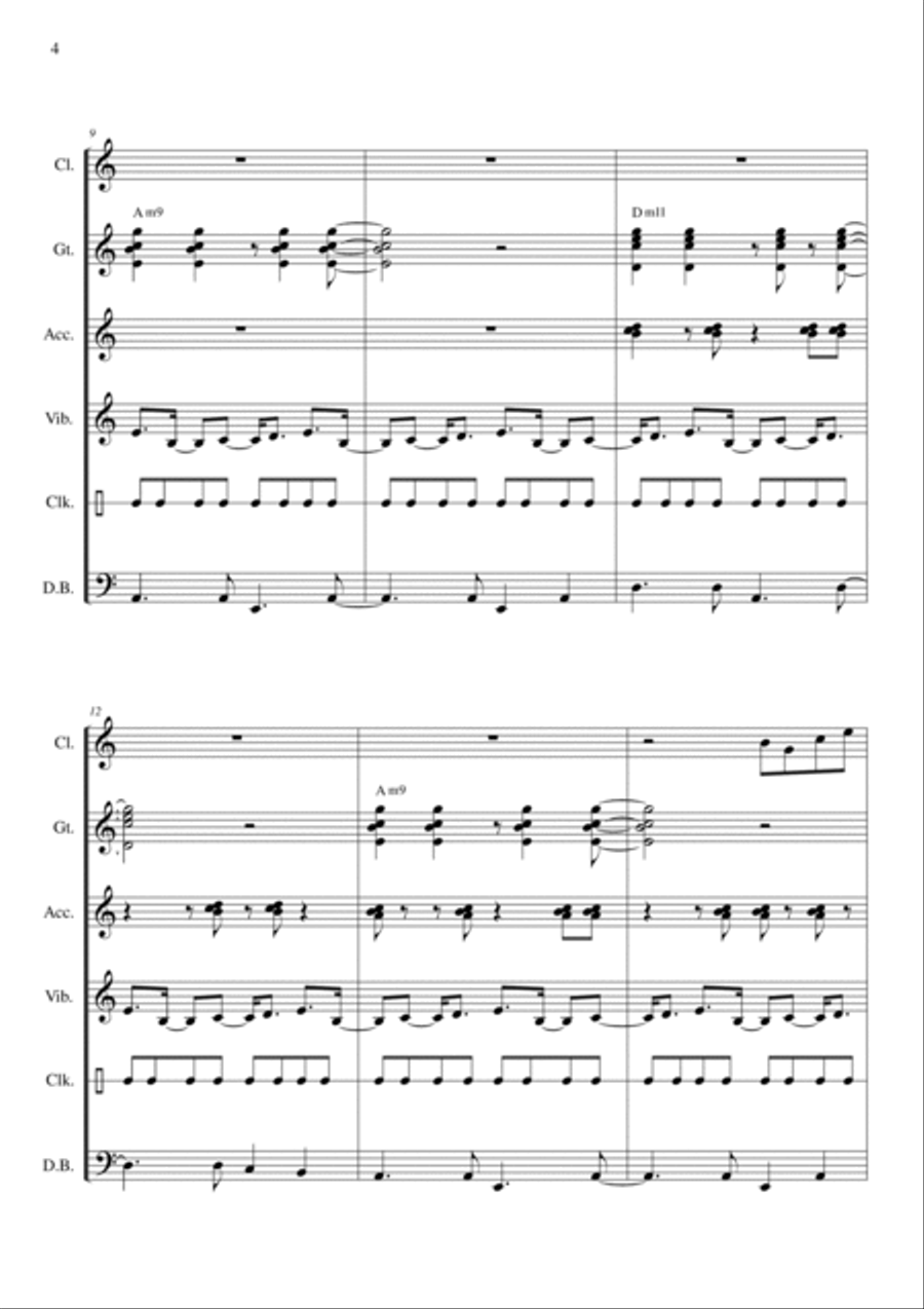 Giovanni Tranquillo Clarinet scores gallery preview page 4