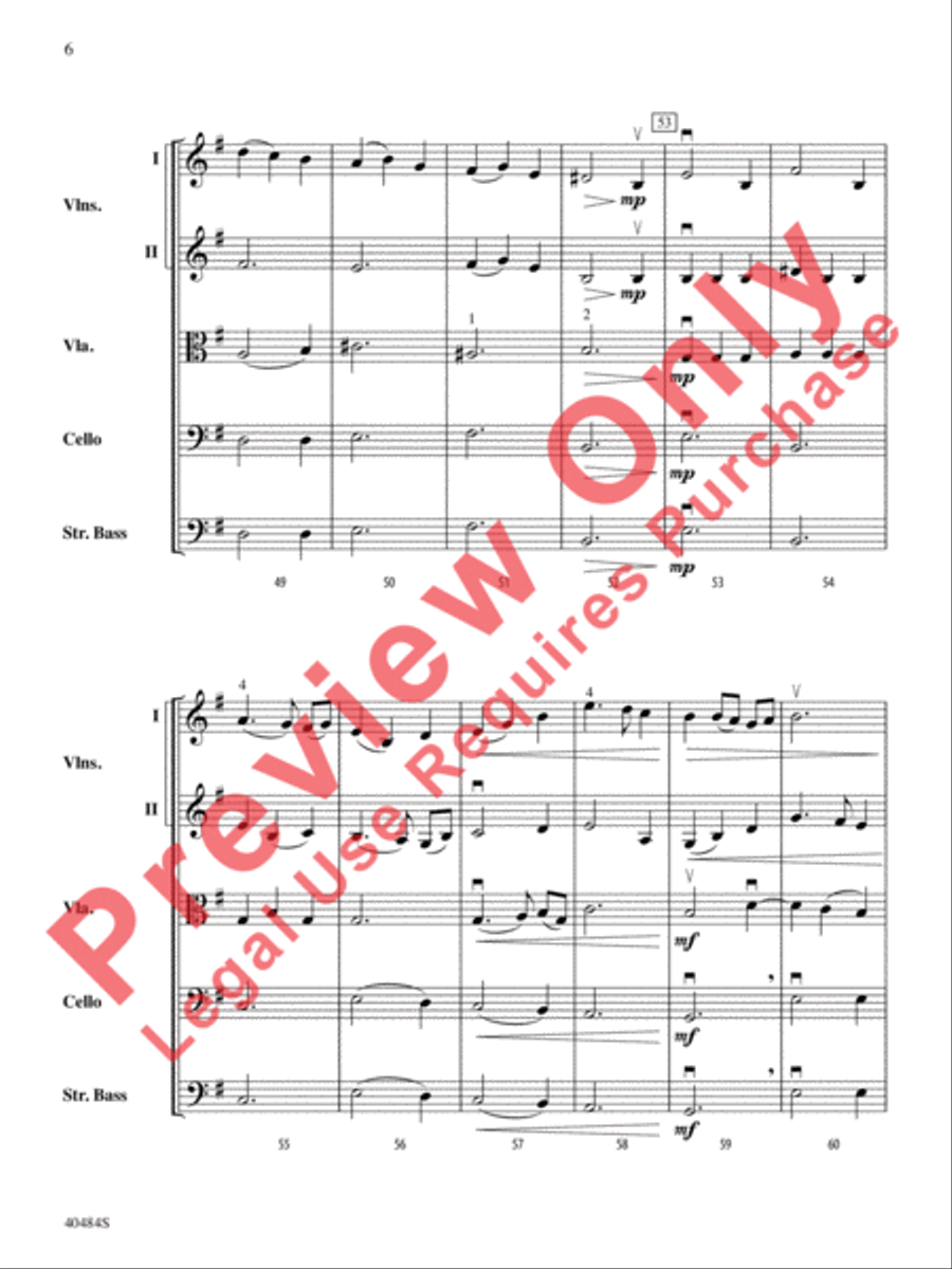 Stony Brook Waltz Stony Brook Waltz String Orchestra scores gallery preview page 7