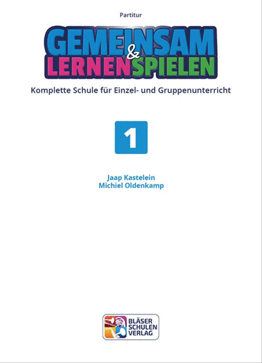 Gemeinsam Lernen & Spielen 1 Partitur Concert Band scores gallery preview page 2