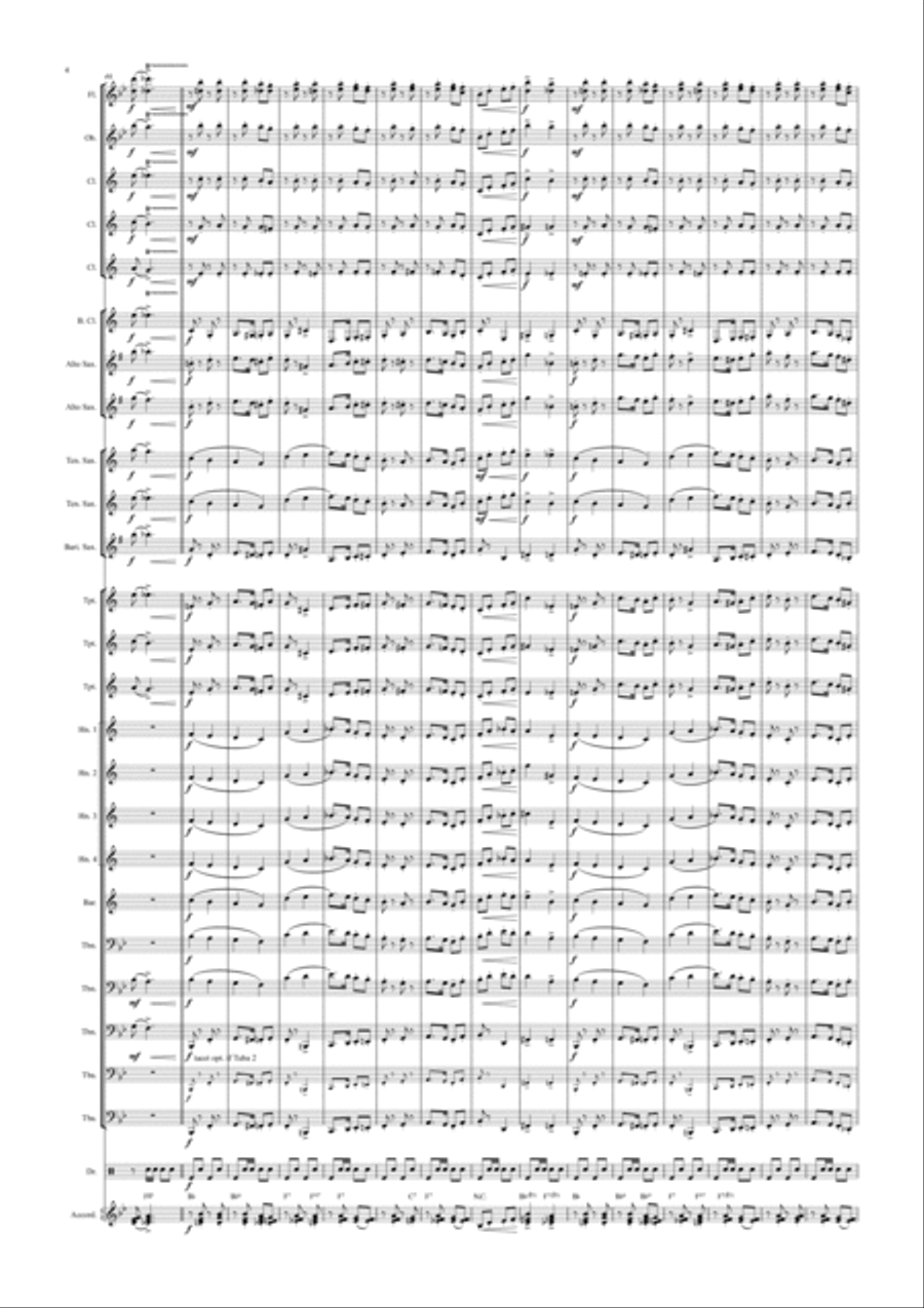 Tuba Galopp - Octoberfest - Concert Band - Tuba Solo Concert Band scores gallery preview page 4
