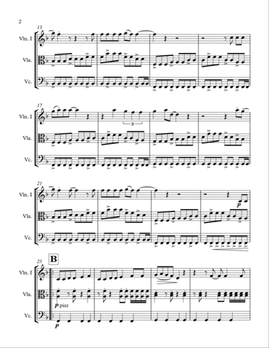 Marry You String Trio scores gallery preview page 3