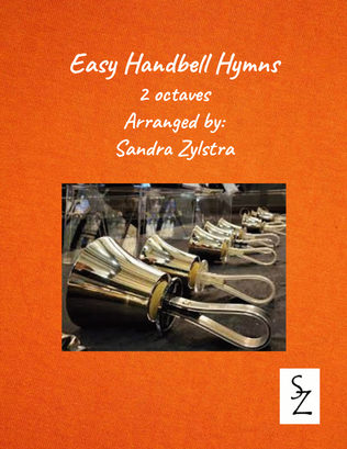 Book cover for Easy Handbell Hymns (2 octave handbells)