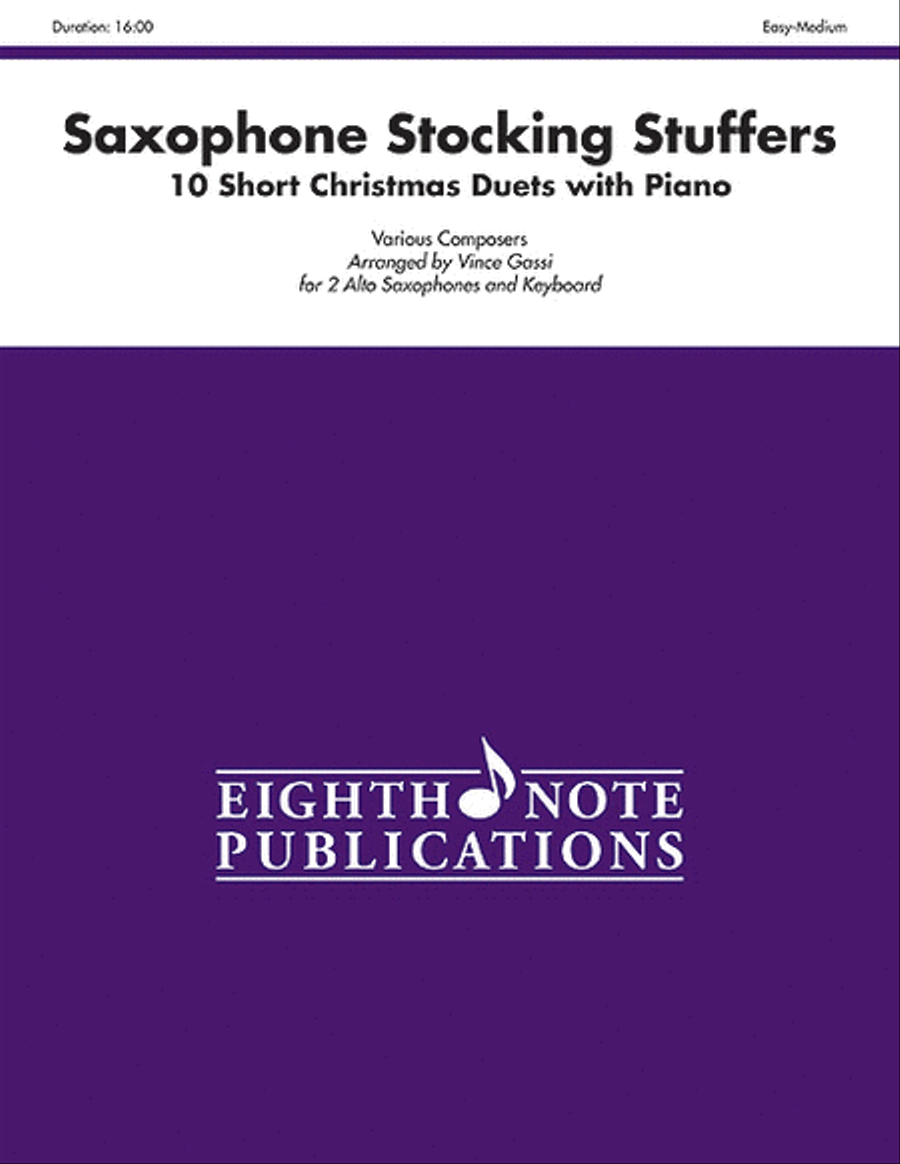 Stocking Stuffers for Alto Saxophone Small Ensemble scores gallery preview page 1