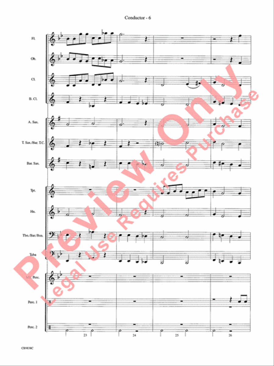 Winter Wonderland Winter Wonderland Concert Band scores gallery preview page 8